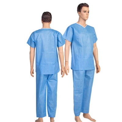 Hospital scrub suits disposable patient isolation gowns